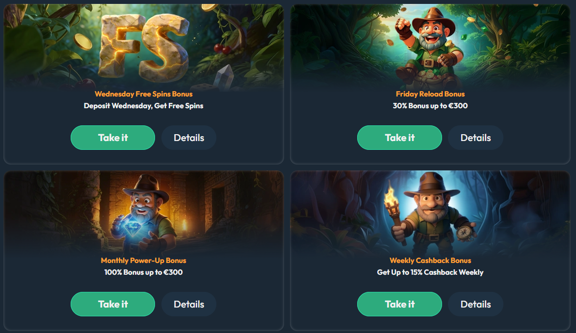 Responsible play settings bij Slotorado